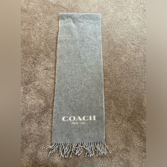 BRAND NEW Authentic Coach Cashmere Scarf - Picture 1 of 3